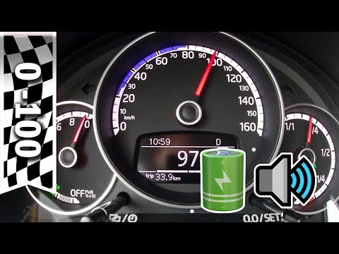 VW e-up! 2020: 0-100 km/h, e-Sound und Vmax (Beschleunigung/Acceleration)