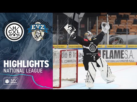 Lugano vs. Zug 3:2 nV – Highlights National League