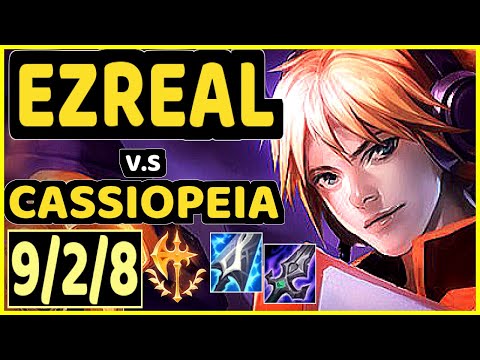 REVEN (EZREAL) vs CASSIOPEIA - 9/2/8 KDA BOTTOM ADC GAMEPLAY - BR Ranked MASTER