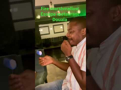 Você experimentaria estes marshmallows de fogo? Escape Restaurant Douala