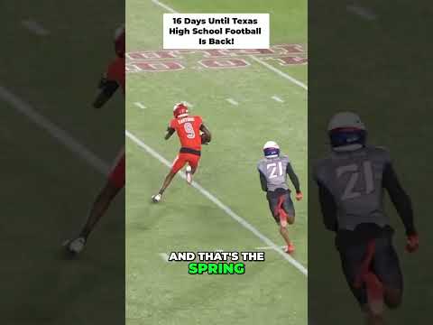 Posting 1 play every day until Texas High School Football is back! 16 Days left!
