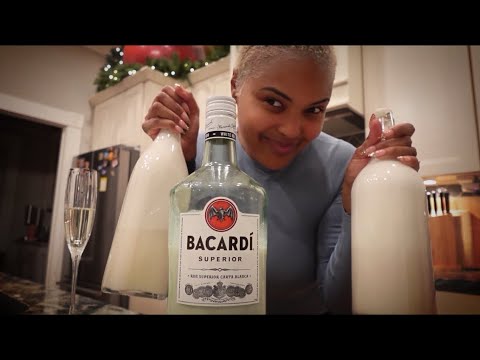 Vlogmas - grocery shopping & making vegan coquito