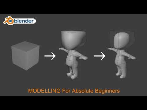 Character Modeling #1 in 15 minutes - Blender Tutorial - Absolute Beginners