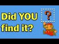 The Most Hidden Powerup In Super Mario Bros