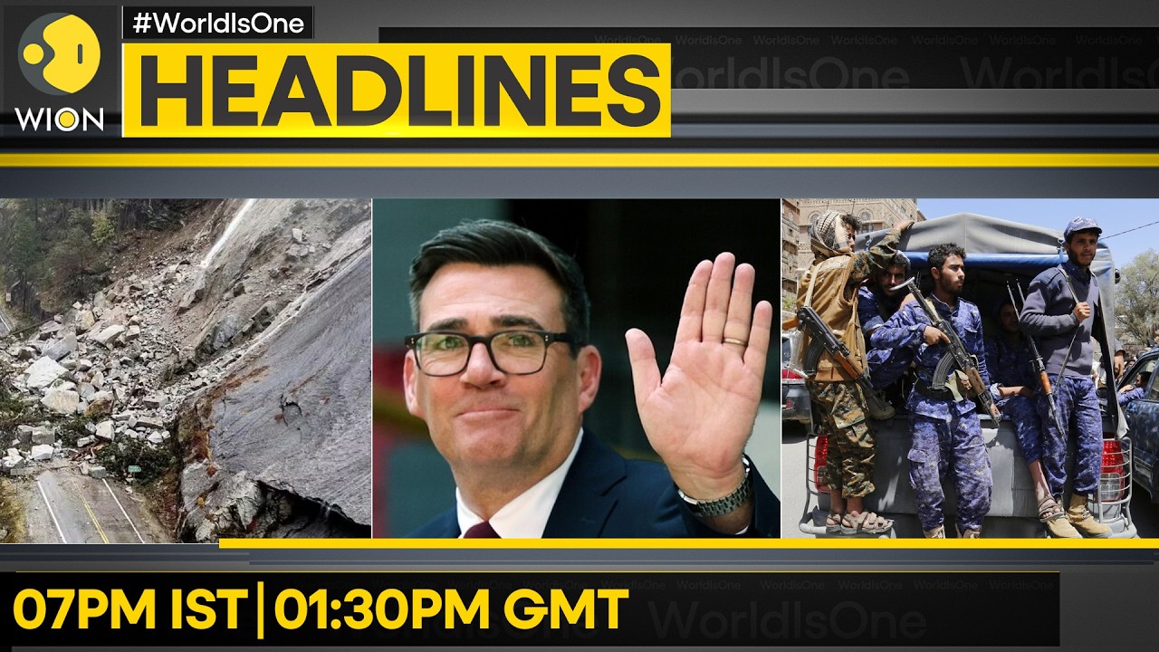 Houthis Impose Blockade Against Saudi Arabia | New PM Burnham Vows '10-Year Plan' | WION Headlines