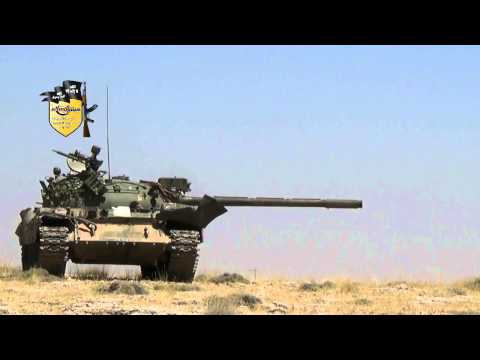 تقرير مرئي عن تدمير جيش الإسلام لعدد من الدبابات والمدرعات في منطقة القلمون في ريف دمشق