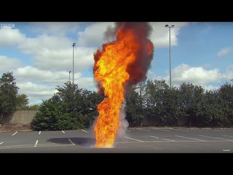 DANGER! Throwing Water On Oil Fire | Earth Science