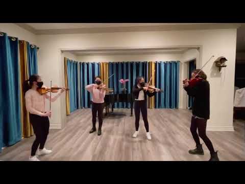 Youth Ensemble Quarantine Clip: Quartet for Four Violins by Ignaz Lachner