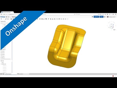 Trennwand Onshape Training Surfaces