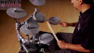 Kraft Music - KAT Percussion KT1 Digital Drum Set Demo with Mark Moralez