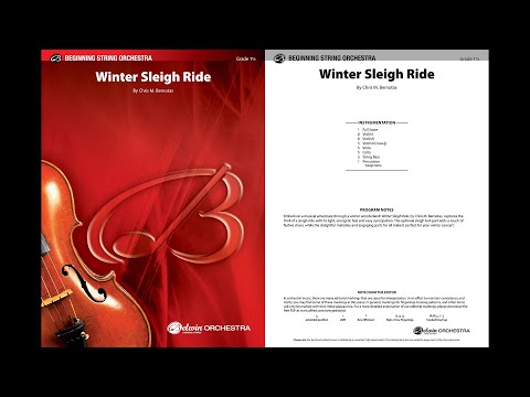 Winter Sleigh Ride, by Chris M. Bernotas – Score & Sound