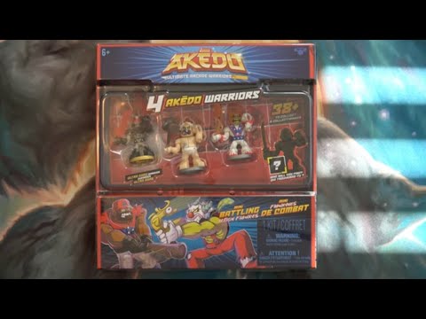 4 Akedo Warriors Pack Series 1 UNBOXING #1!