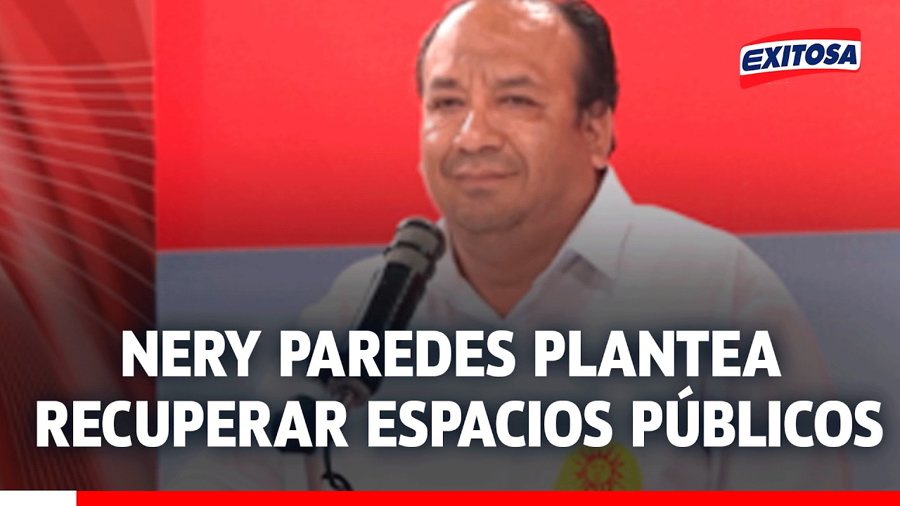 🔴🔵 Jorge Nery Paredes propone recuperar espacios públicos del Callao