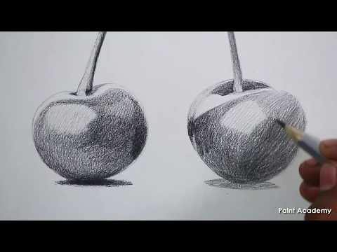 Mountains and Pine Tress Watercolor Pencil Landscape Drawing | steps to follow