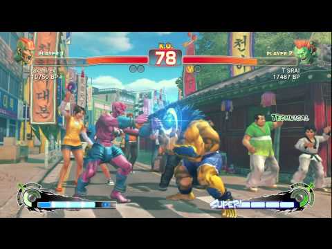 SSF4: takehirex (Dhalsim) VS T SRAI (Blanka)