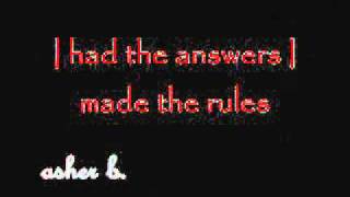 What Do I Know lyrics - Ricochet.wmv