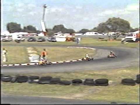 1989 CLAY PIGEON KARTING SUPERPRIX CADET HEAT DAN WHELDON JENSON BUTTON ANT DAVIDSON JUSTIN WILSON