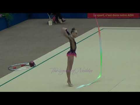 Evelin NAPTAL (EST) ribbon - 2018 Corbeil junior AA