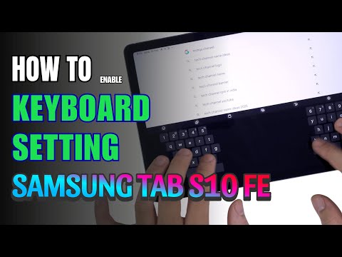 How to customize Keyboard on Samsung Galaxy Tab S10 FE