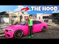I spent 24 hours in the HOOD in GTA 5 RP...