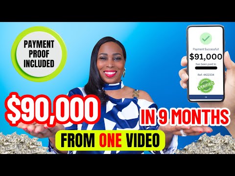 How To Make The Most Money On YouTube: US$90K In 9 Months From 1 Video - Payment Proof Included