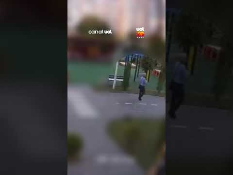 Homem escapa por pouco de ataque de drone russo perto de Kiev