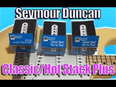 Seymour Duncan Classic Stack Plus & Hot Stack Plus (STK-S4,STK-S9) pickups