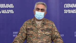 The Press Conference of the Armenian Defense Ministry Representative Artsrun Hovhannisyan (12:00)