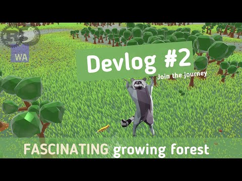 Biome generation Indie Devlog 2 - Living forest