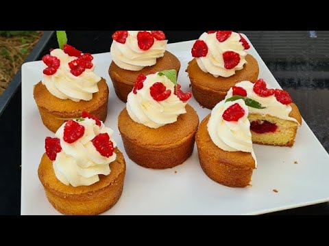 Recette Muffins framboise et mascarpone