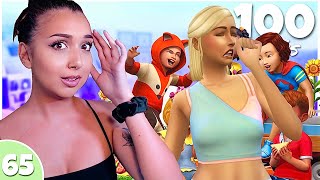 J’ai essayé de gérer les quintuplés et…*100 baby challenge* EP65 | sims 4