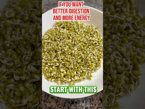 How to Sprout Moong Beans at Home | Easy Gut Health Recipe. #foodheals