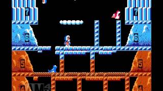 【レトロゲーム実況】梅雨時の東京で雪山の頂点を目指す男たち⑤【アイスクライマー二人プレイガチ】