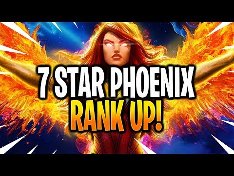 7 STAR PHOENIX RANK UP! (100K+ POWER) - MARVEL Strike Force - MSF