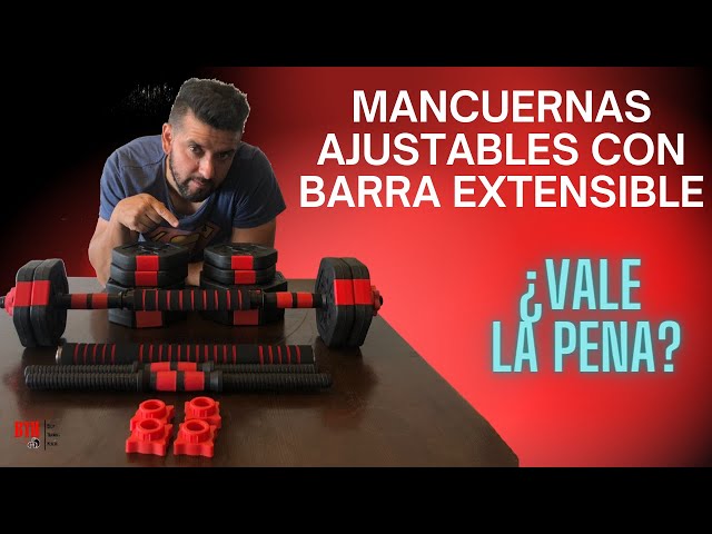 Vídeo relacionado con ManiBoom Pesas y Mancuernas Ajustables Octogonales - Kit de Pesas Ajustables con Barra y Cierre de Seguridad - Equipo de Entrenamiento Progresivo para Toda la Familia