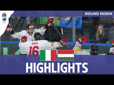 Highlights | Italy vs. Hungary | 2024 #MensWorlds Division 1A