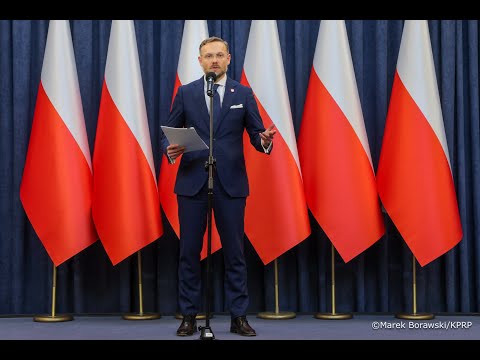 Briefing by the head of the Chancellery of the President of the Republic of Poland, Zbigniew Bogucki