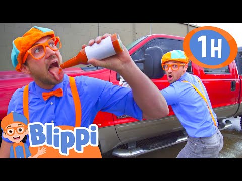 Learn to Wash Toy Trucks 🛻 | BEST OF BLIPPI TOYS | Educational Videos for Kids