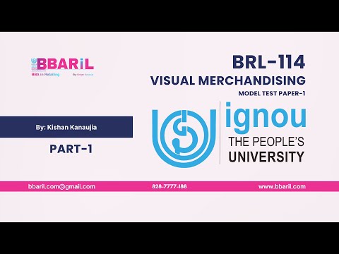 BRL-114 Visual Merchandising Model Test Paper-1 Part-1