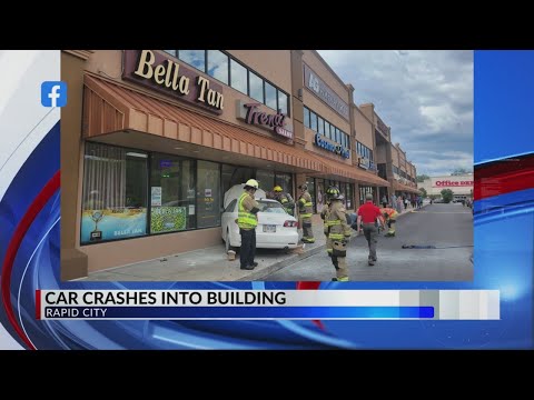 Car vs. building crash under investigation in Rapid City