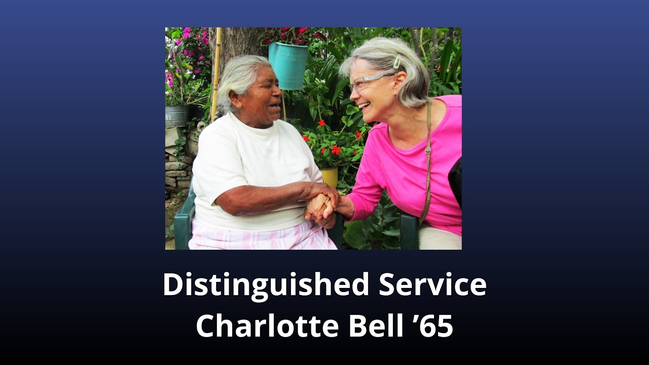 DISTINGUISHED SERVICE AWARD: Charlotte Bell ’65