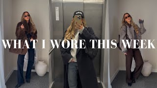 WHAT I WORE THIS WEEK | ELEVATED EVERYDAY WINTER OUTFITS | 2025