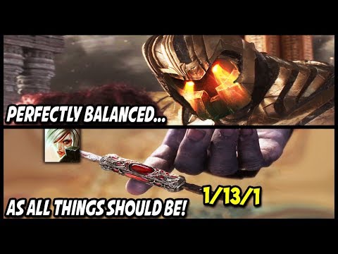 Perfectly balanced...As all things should be 😍 Proud riven players 😍 Nautilus S9 League of Legends