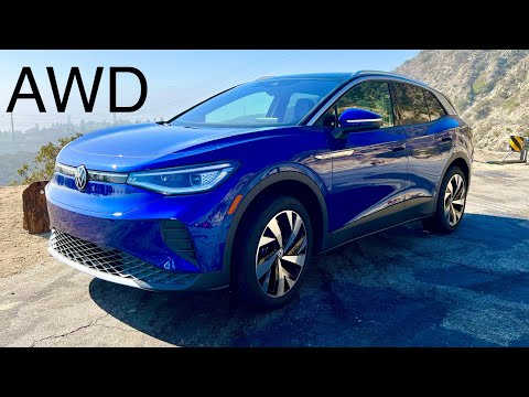 Thumbnail for Volkswagen ID.4 All Wheel Drive Review and First Drive! Is it worth $4,000 more than the RWD? by Volkswagen