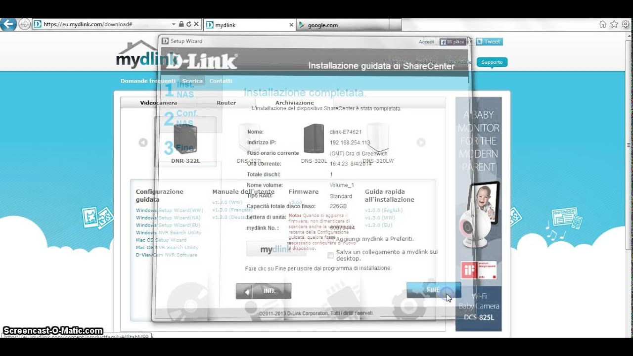 Сетевой накопитель D-link DNS-327L/A1B архив