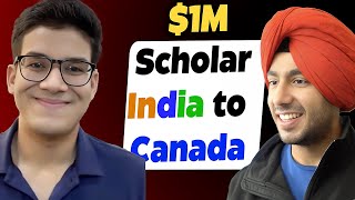 Meet the $1M Scholar in US, UK & Canada! Ft. Indian Student - Rumman