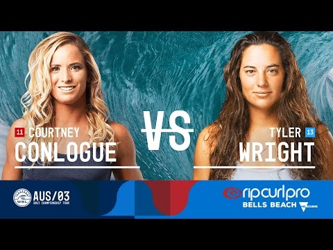 Courtney Conlogue vs. Tyler Wright -  Semifinals, Heat 1 - Rip Curl Pro Bells Beach 2017 (W)