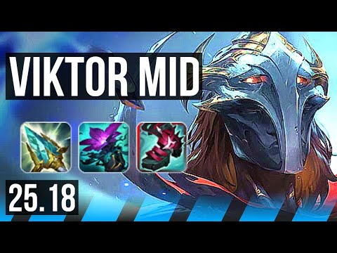 VIKTOR vs ORIANNA (MID) | 7 solo kills, 49k DMG | KR Grandmaster | 25.18