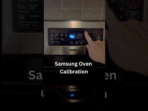 How to Calibrate Samsung Oven #Short