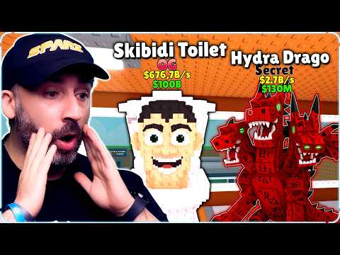 TROVO il DRAGO HYDRA CURSED e SKIBIDI TOILET nell'Admin Abuse di Steal a brainrot! - ROBLOX ITA